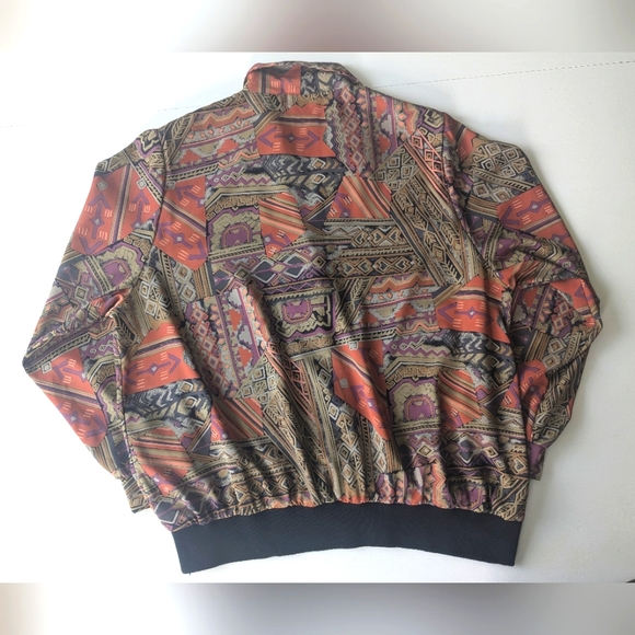 Vintage Abstract Pattern Blouse - Picture 2 of 8